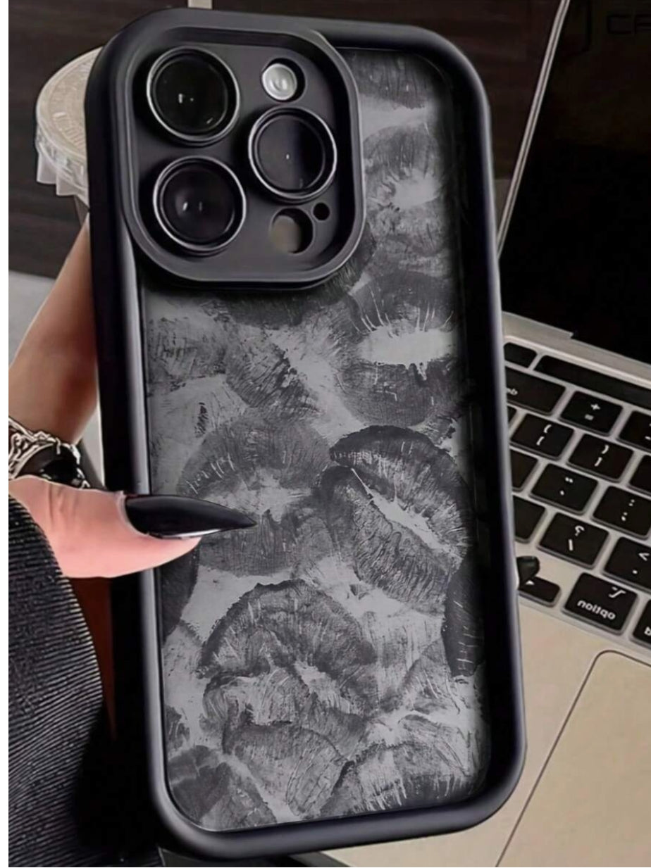 1pc White Background Red