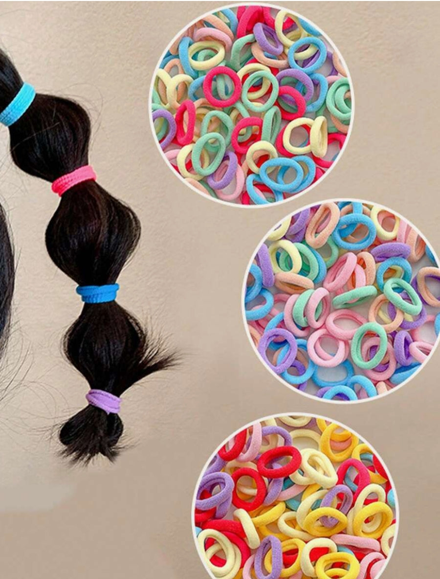 100 Pieces Children's Rubber Bands