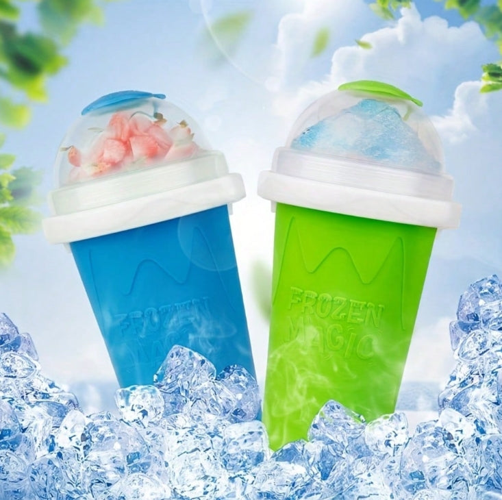 Quick-Freeze Magic Slushy Smoothies, Juices, Soda, Milkshake, And Ice Cream Maker