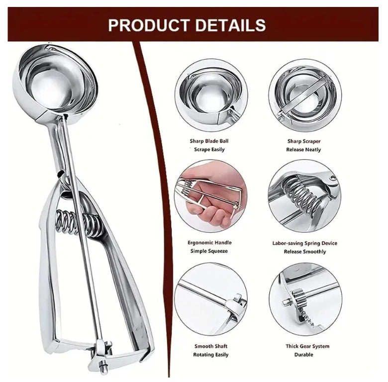 Stainless Steel Ice Cream Scoop