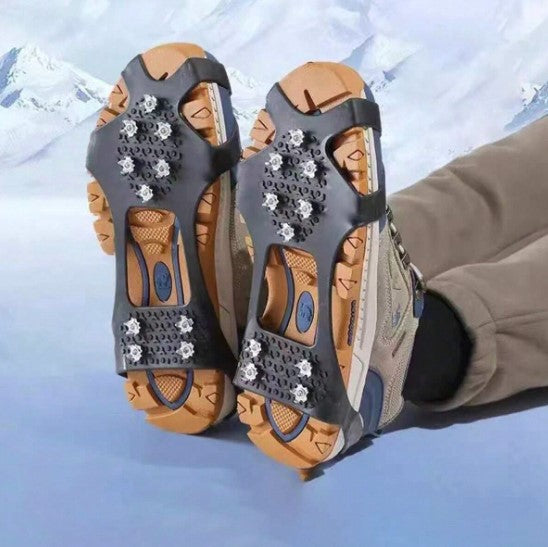 8-Tooth Anti-Slip Crampons - Shoe Covers For Ice & Snow