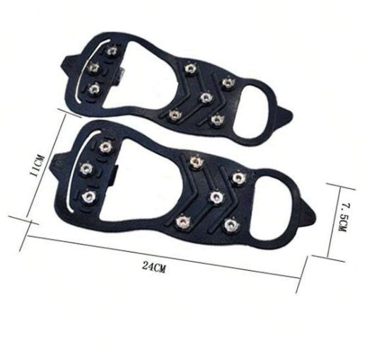 8-Tooth Anti-Slip Crampons - Shoe Covers For Ice & Snow