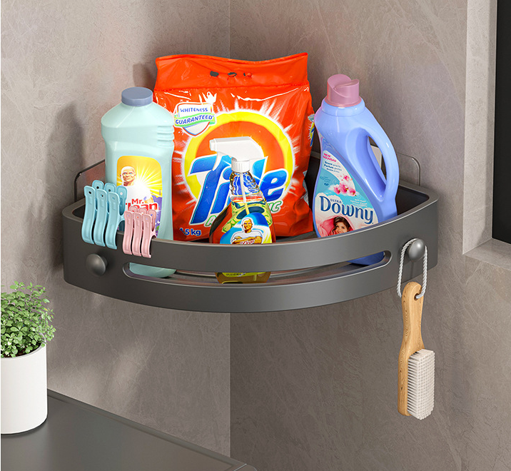 Drill Free Shower Caddy Organizer Corner Shower Shelves