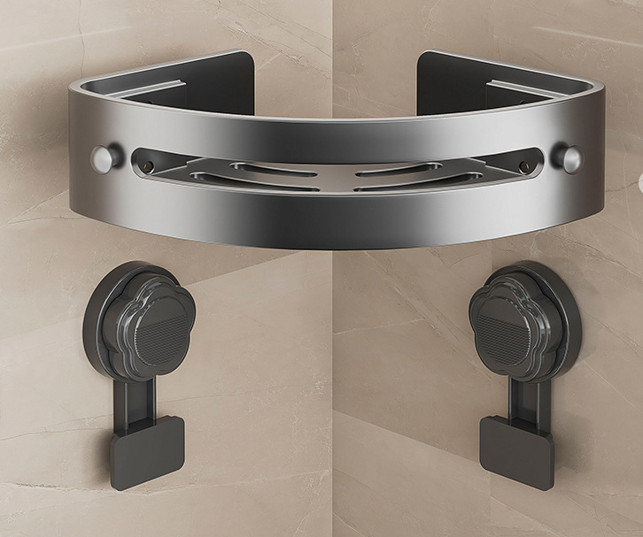 Drill Free Shower Caddy Organizer Corner Shower Shelves (Suction cup)