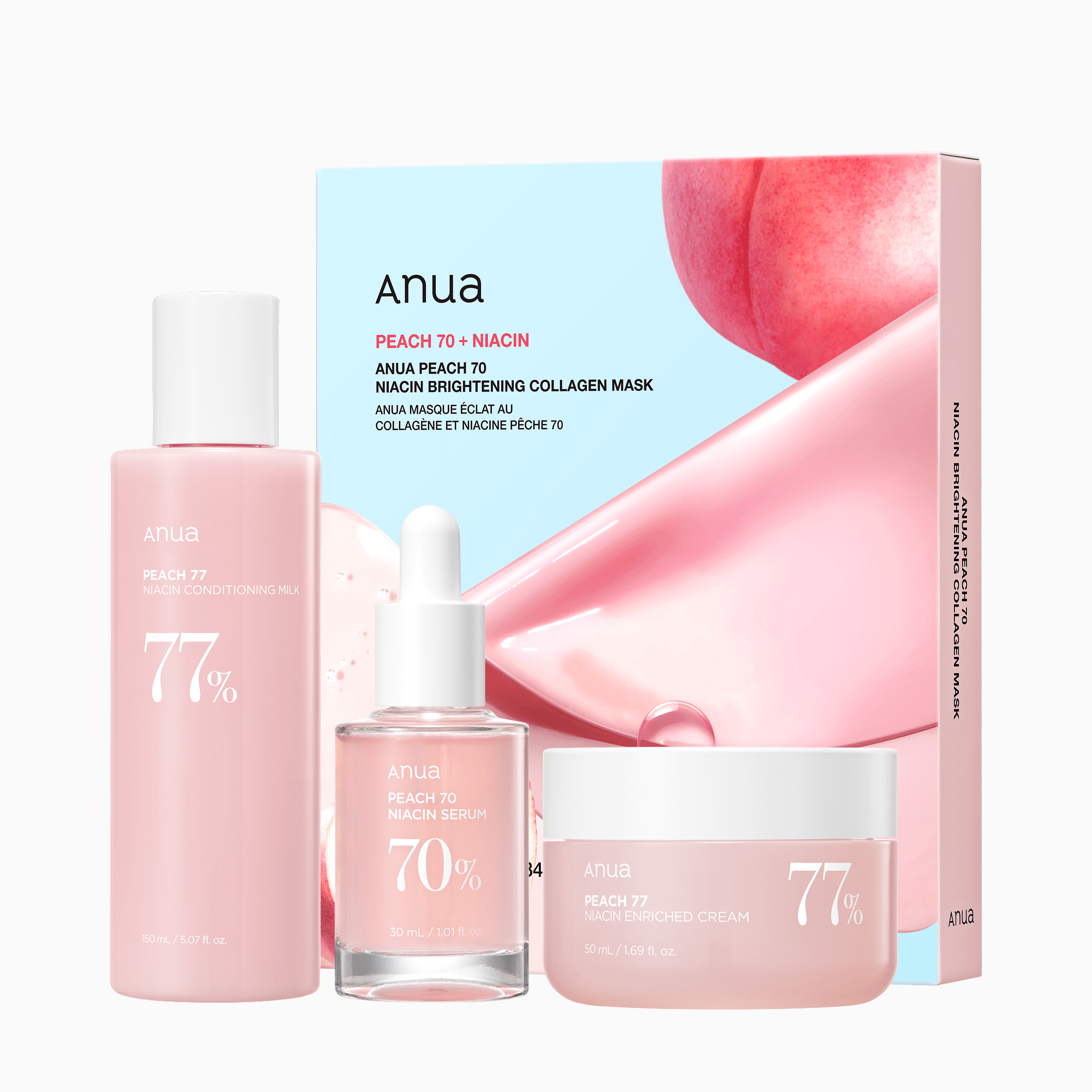 Anua Peach Brightening Set