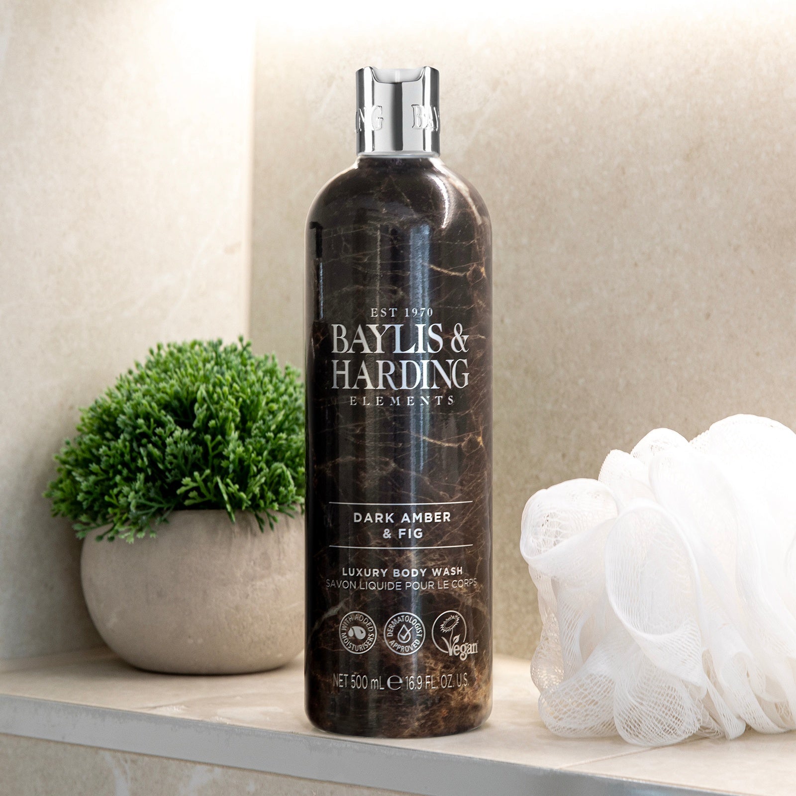 Baylis & Harding Elements Dark Amber Fig Body Wash 500 ml