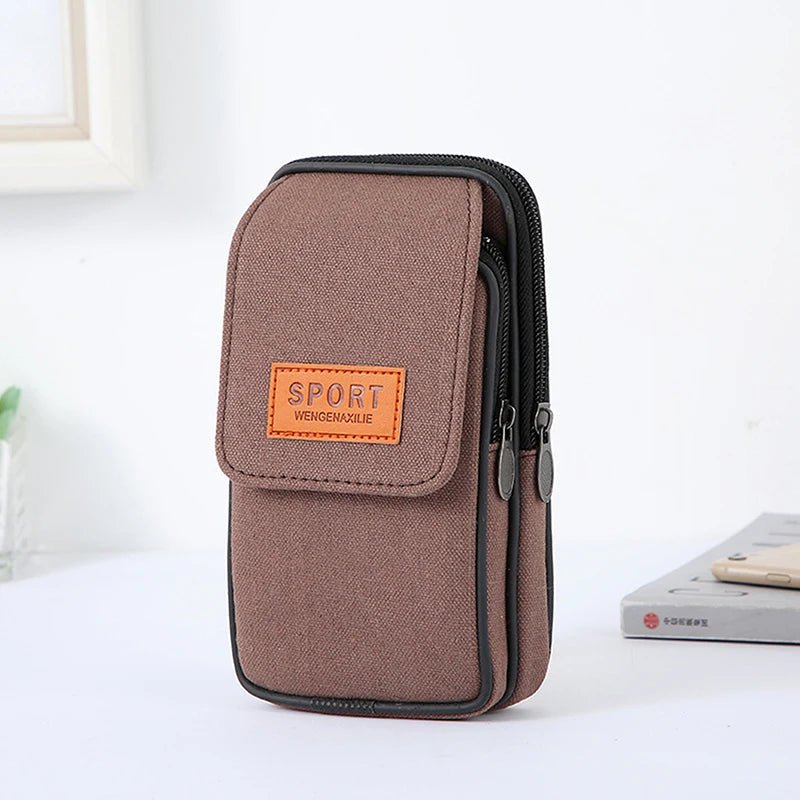 Belt Phone Case Multifunctional Phone Carrying Case Belt Mobile Phone Case For Men Large Smartphone Bag Belt Bag For Camping