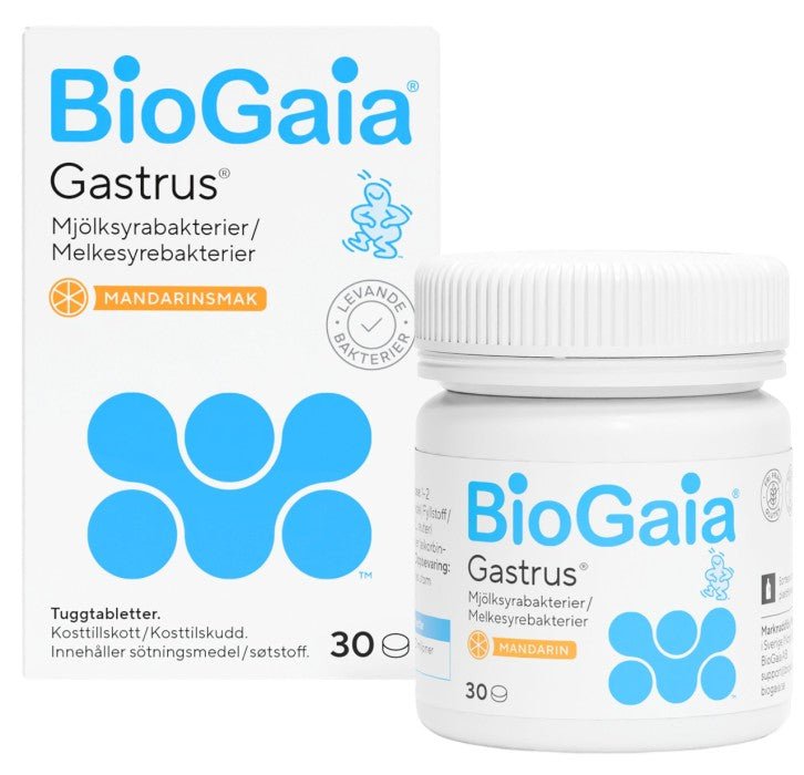 BioGaia Gastrus 30 chewable tablets