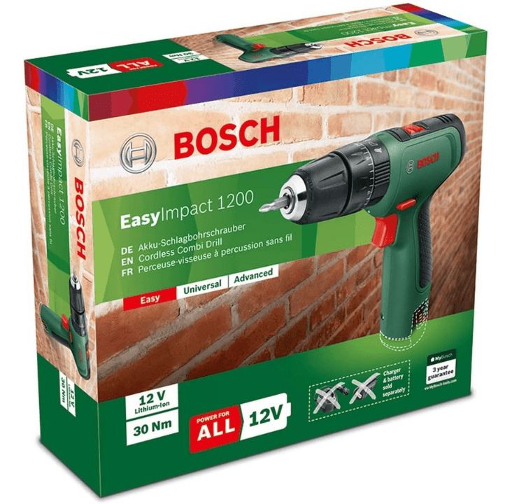 Bosch CORDLESS DRILL 1200 12V SOLO - Lolli World Marketplace