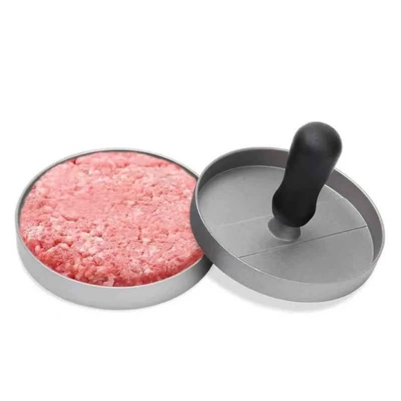 Burger Press Non - Stick Hamburger Patty Maker with Wax Paper Aluminum Burger Maker for Kitchen BBQ Grill