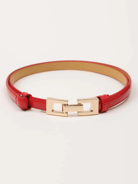 Chain Design Symmetrical Buckle Belt - Lolli World Marketplace