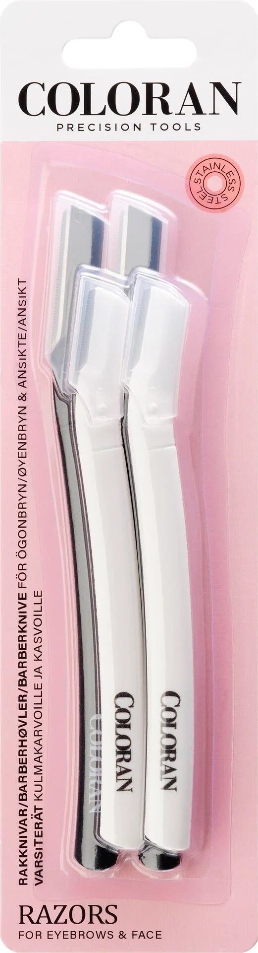 Coloran Razors For Eyebrows & Face 4 pcs