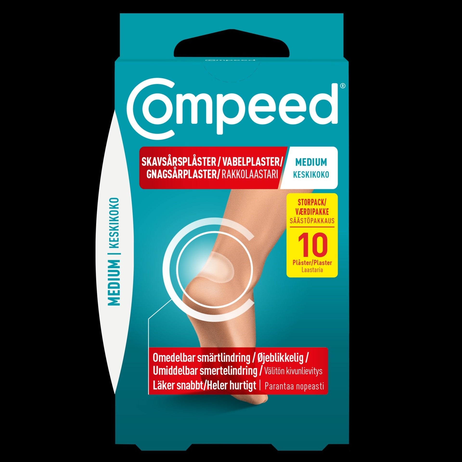 COMPEED Abrasion Plaster Medium 10 pcs