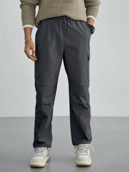DAZY Men's Solid Color Straight - Fit Cargo Pants - Lolli World Marketplace