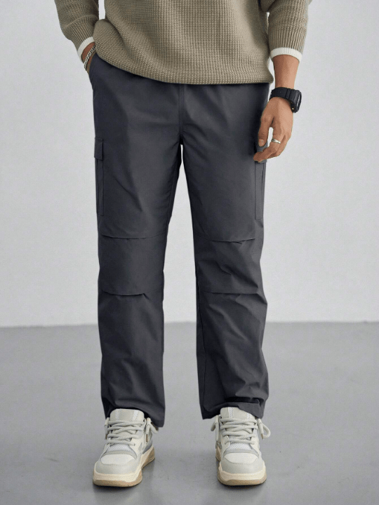 DAZY Men's Solid Color Straight - Fit Cargo Pants - Lolli World Marketplace