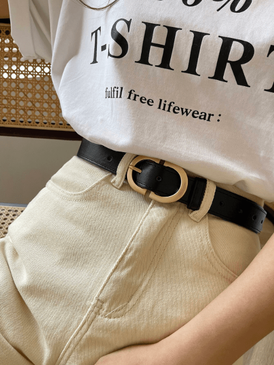 DAZY Oval Buckle Belt - Lolli World Marketplace