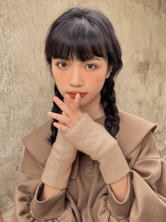 DAZY Regular Knit Khaki Gloves - Lolli World Marketplace