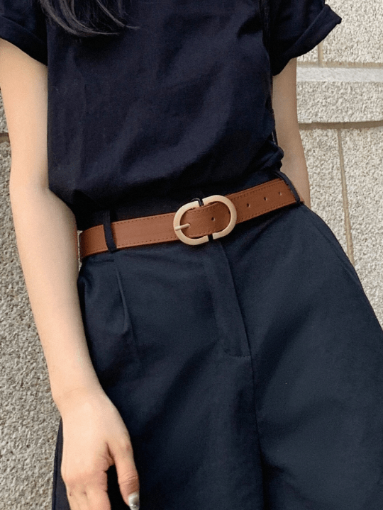 DAZY Stitch Detail Buckle Belt - Lolli World Marketplace