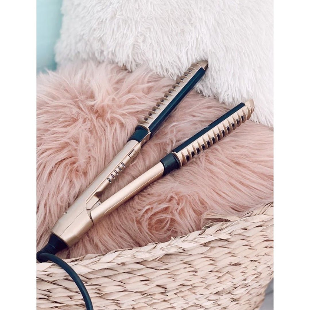 Demeliss Xcurler Nordics 2 in 1 Straightener and Curler