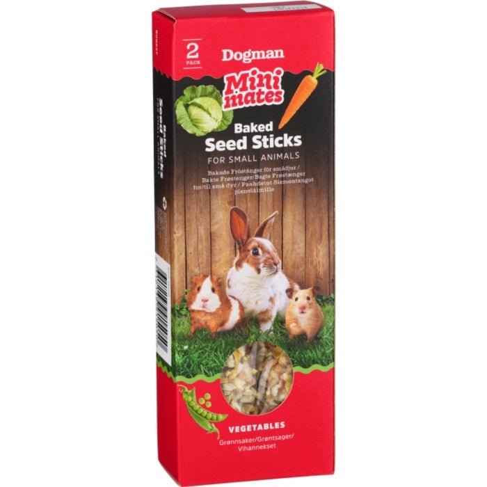 Dogman Mini Mates Fruit Tongs Vegetables 2 - pack