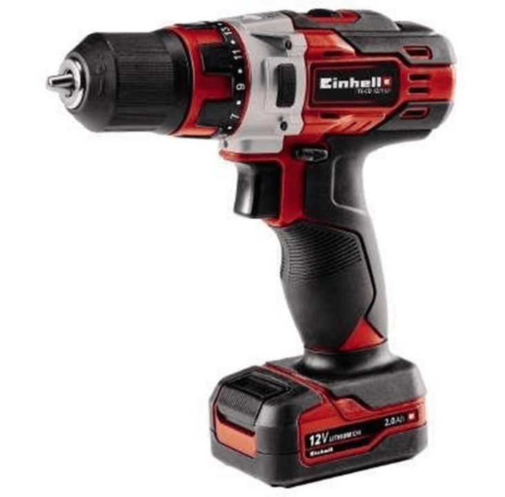 Einhell Cordless drill - TE - CD 12/1 Li (2x2.0 Ah) - Lolli World Marketplace