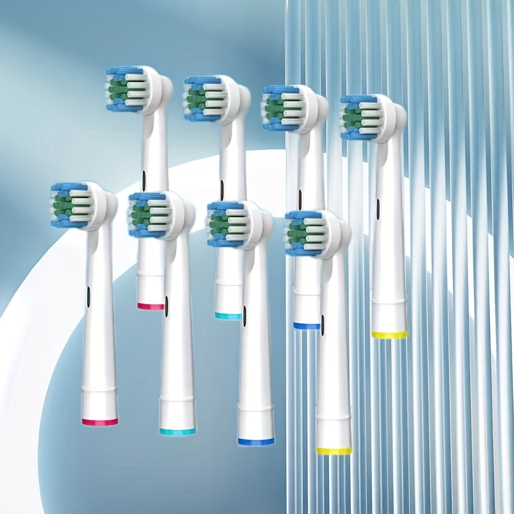 Electric toothbrush replacement brush head, compatible with Oral B replacement brush head, 8/16/20 professional electric toothbrush brush heads, suitable for Oral B replacement brush head, white