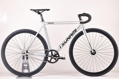 Fixie Fixed Gear Bike Tsunami Track Single Speed Racing Bicycle 700C SNM100 Aluminum Alloy Frame Cycling Parts Customizable