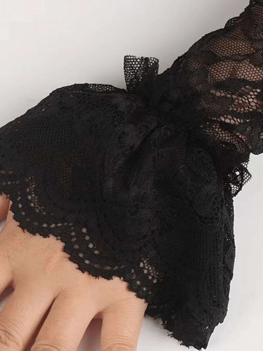 Floral Lace Fingerless Gloves - Lolli World Marketplace
