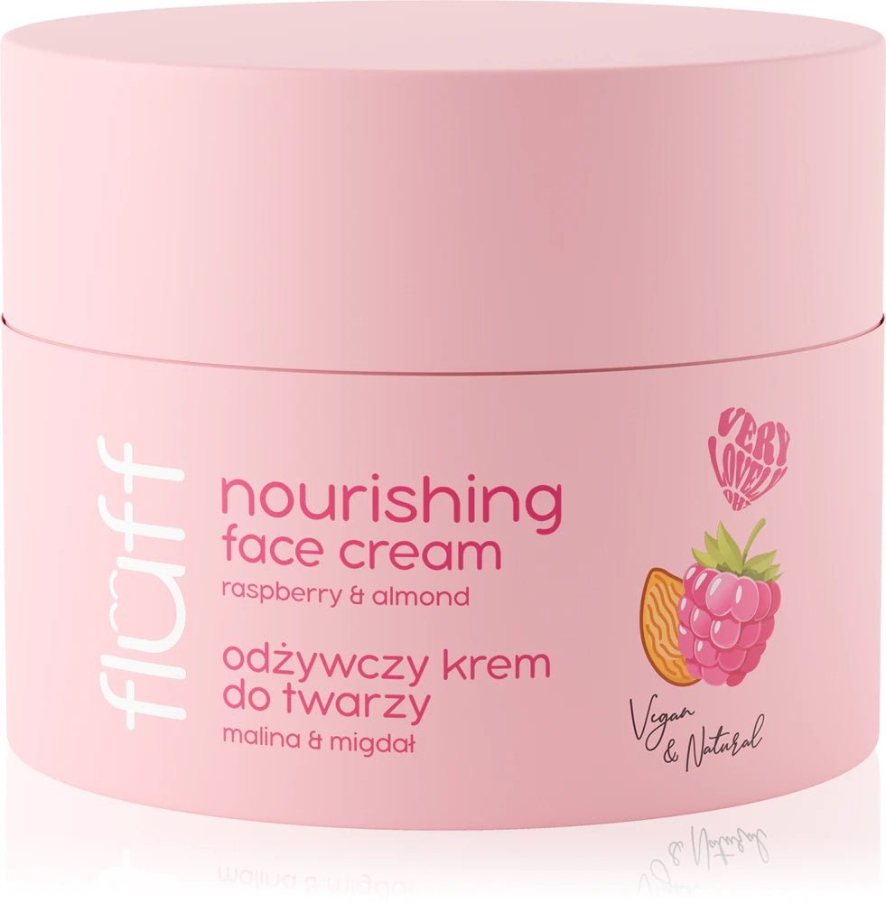 Fluff Raspberries &amp; Almonds Face cream with nourishing effect