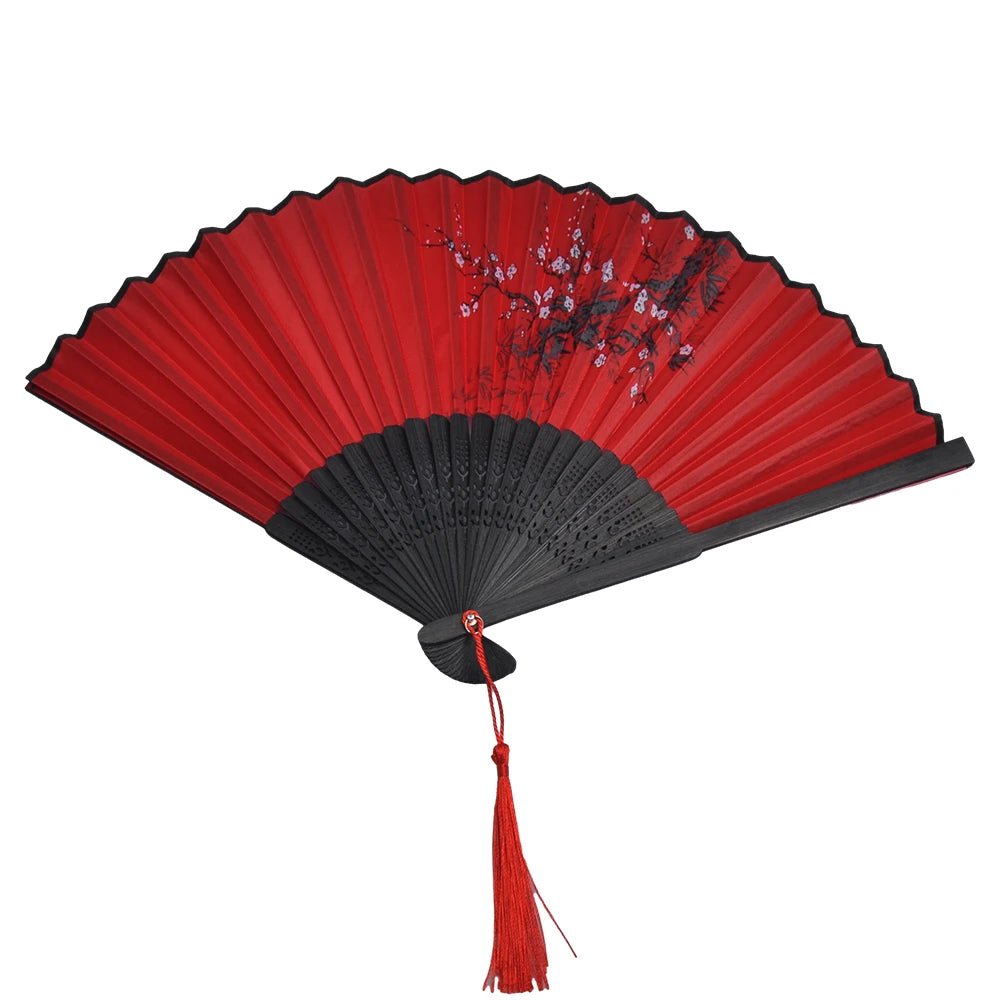 Folding Hand Fan Weddings Traditional Chinese Japanese Korean Art Craf