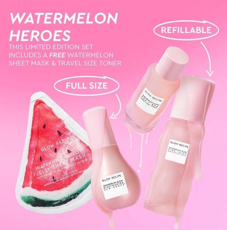 Glow Recipe Watermelon Glow Dewy Skin Routine™ Kit