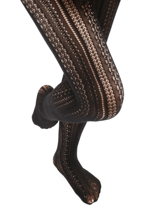 Hollow Out Black Tights - Lolli World Marketplace