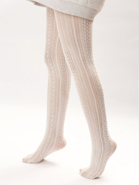 Hollow Out Plain Tights - Lolli World Marketplace