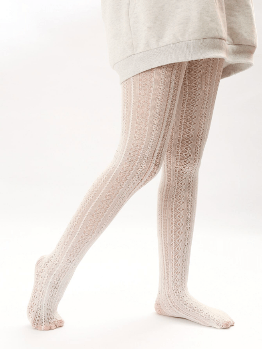 Hollow Out Plain Tights - Lolli World Marketplace