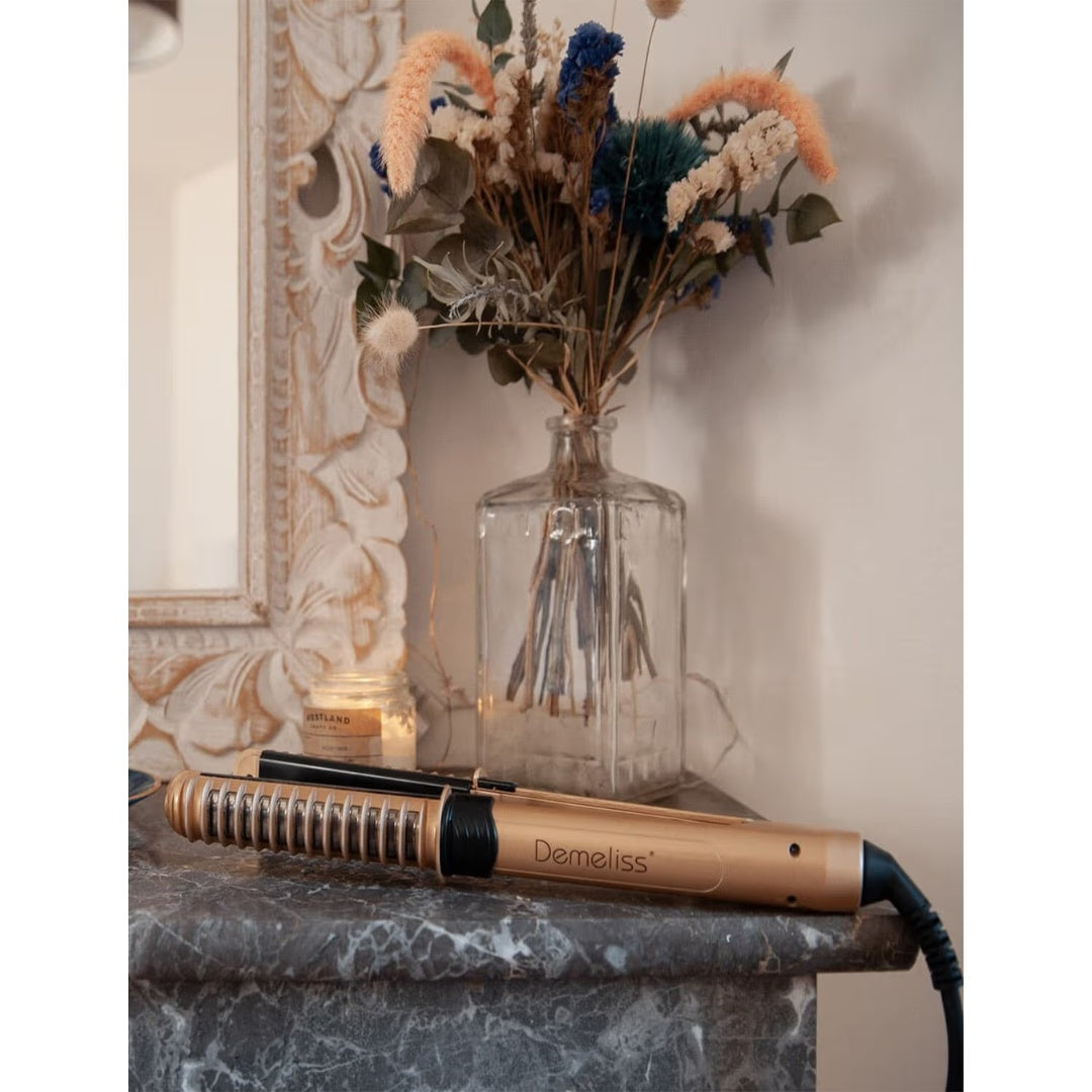 Demeliss Xcurler Nordics 2 in 1 Straightener and Curler