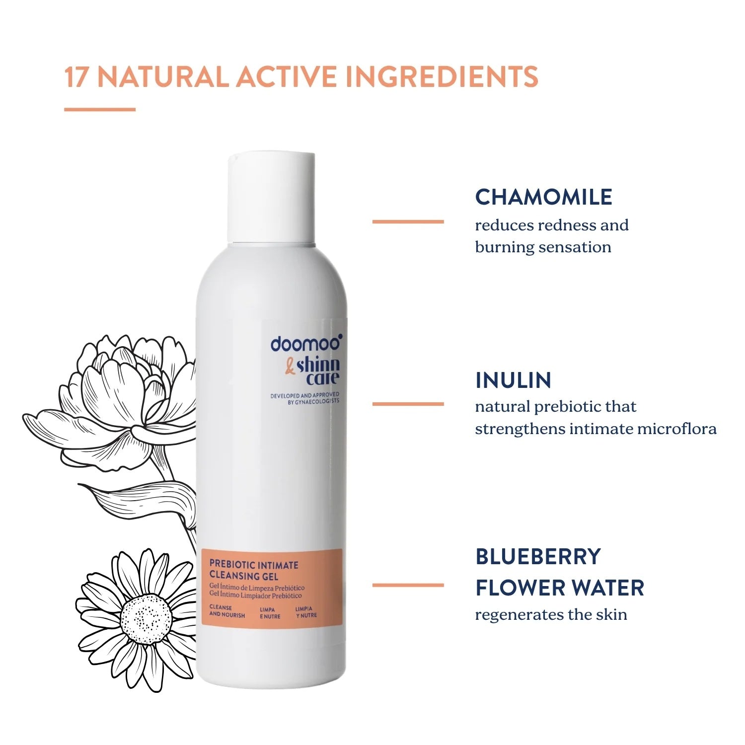 Doomoo ShinnCare Flora Balancing Intimate Wash 200 ml