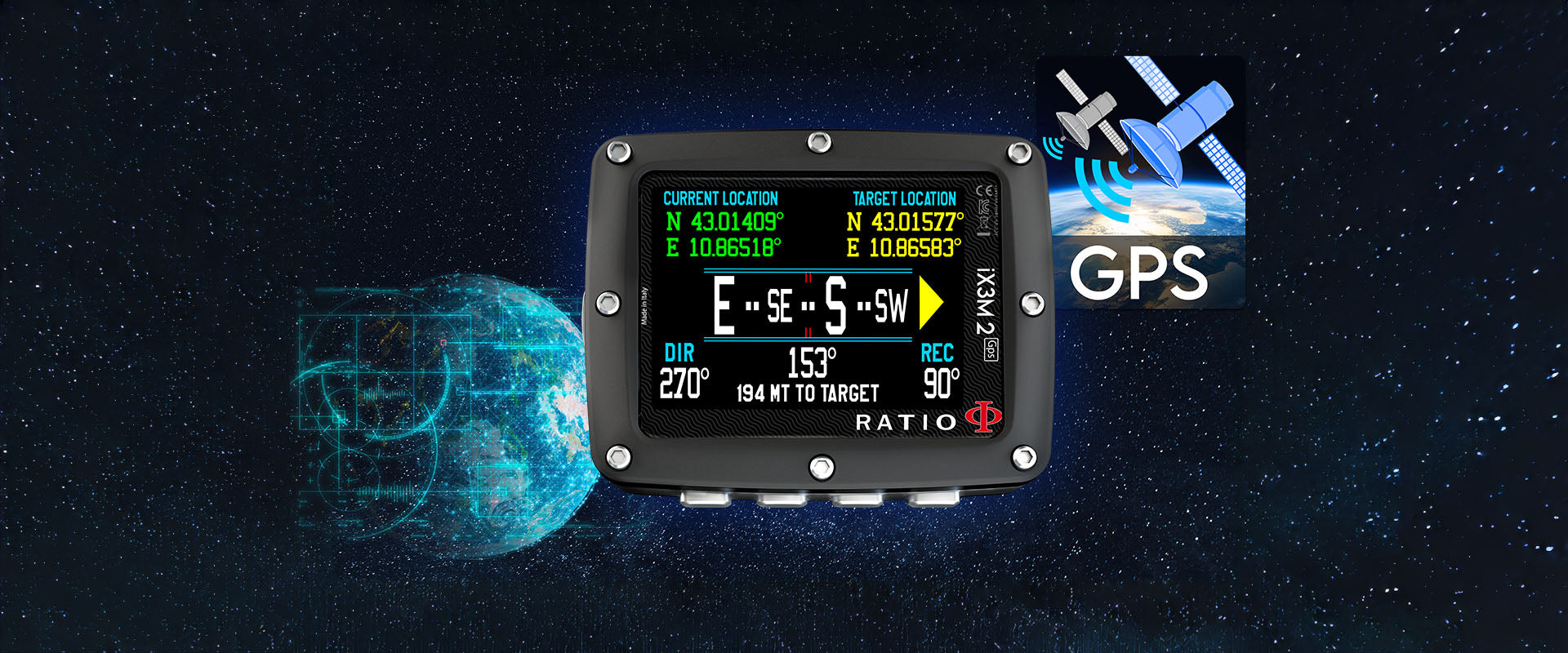 Ratio iX3M 2 GPS Tech+ Dive Computer