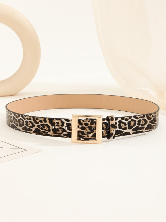 Leopard Print Belt With Hole Punch - Lolli World Marketplace