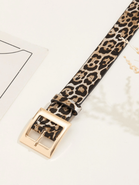 Leopard Print Belt With Hole Punch - Lolli World Marketplace