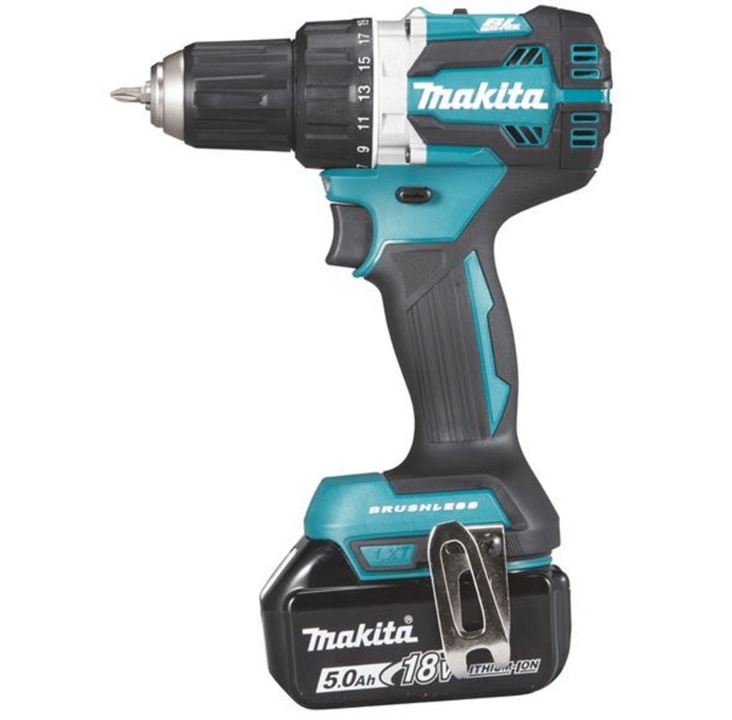 Makita 18v cordless driver drill ddf484rt3j 3x5.0ah carbon f - Lolli World Marketplace