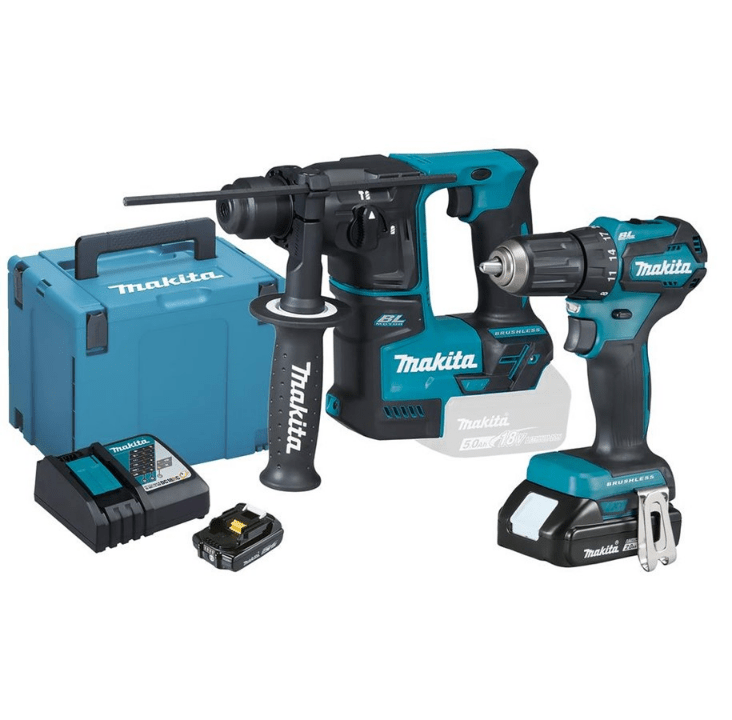 Makita DLX2454AJ Cordless Drill and Cordless Hammer Drill - Lolli World Marketplace