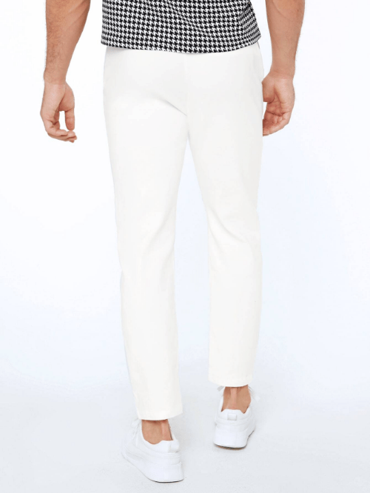 Manfinity Basics Men Slant Pocket Carrot Pants - Lolli World Marketplace