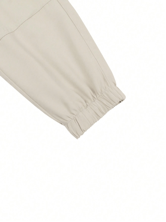 Manfinity EMRG Men Flap Pocket Drawstring Waist Cargo Pants - Lolli World Marketplace