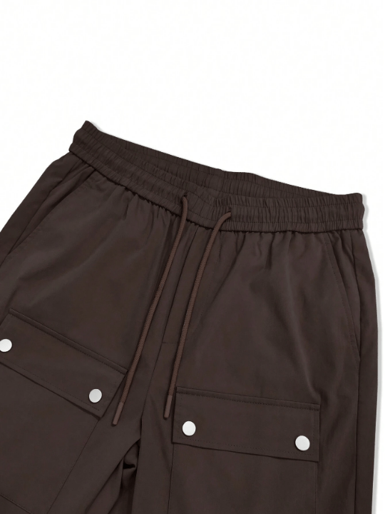 Manfinity EMRG Men Flap Pocket Side Cargo Pants - Lolli World Marketplace