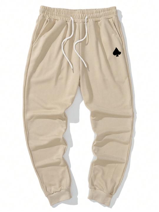 Manfinity Homme Loose Fit Men's Graphic Print Sweatpants With Drawstring Waist - Lolli World Marketplace