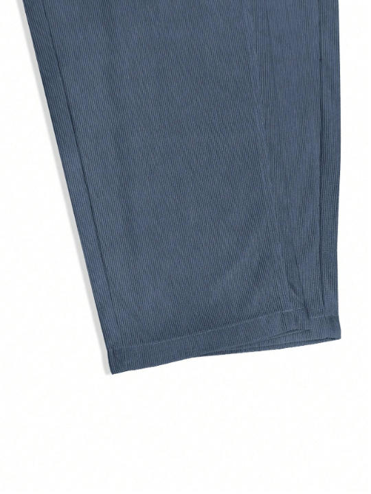 Manfinity Homme Loose - Fitting Men's Casual Straight - Leg Long Pants - Lolli World Marketplace