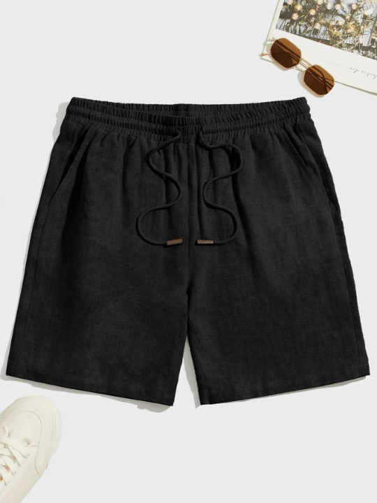 Manfinity Homme Loose Men's Drawstring Waist Shorts - Lolli World Marketplace