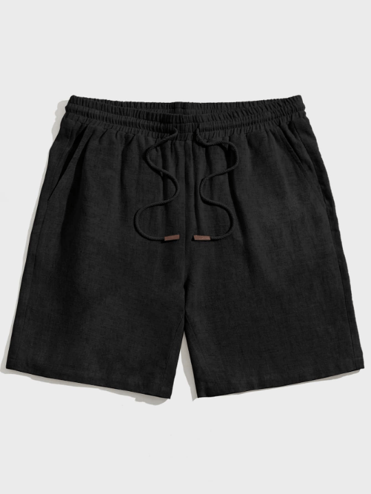 Manfinity Homme Loose Men's Drawstring Waist Shorts - Lolli World Marketplace