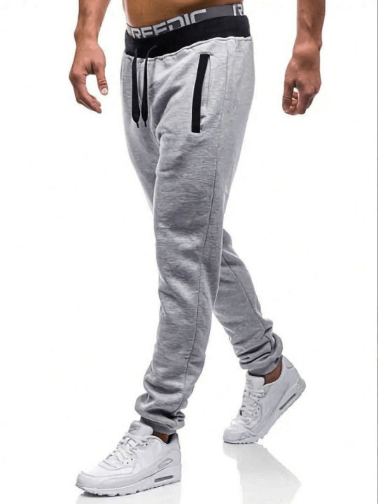 Manfinity Homme Men Contrast Binding Drawstring Waist Sweatpants - Lolli World Marketplace