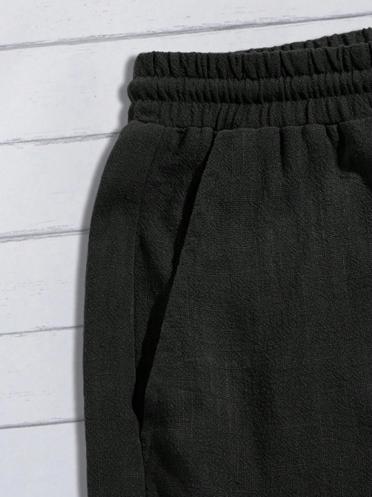 Manfinity Homme Men Drawstring Waist Shorts - Lolli World Marketplace